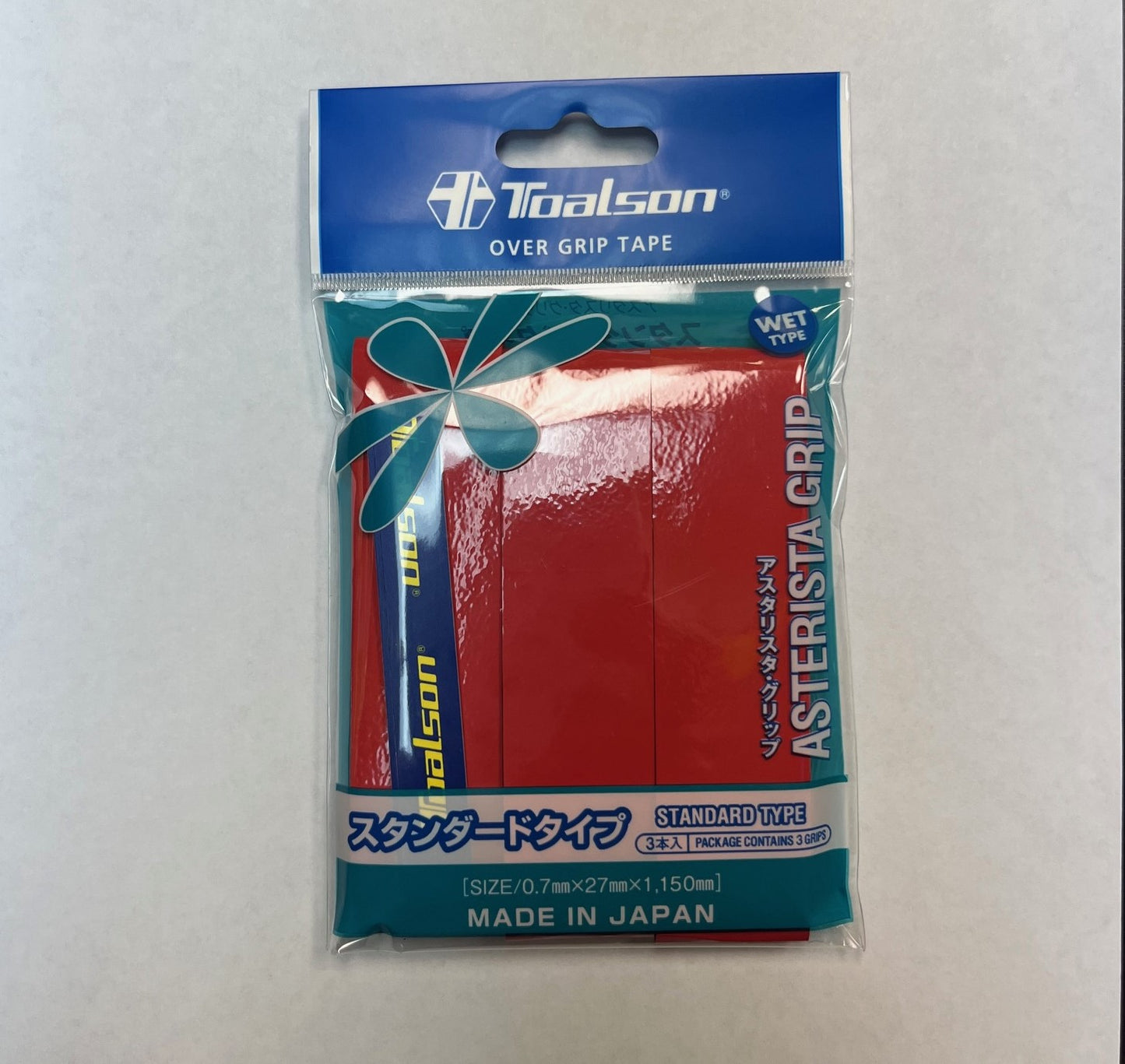 Toalson Asterista Wet Overgrip Tape (3 pack)