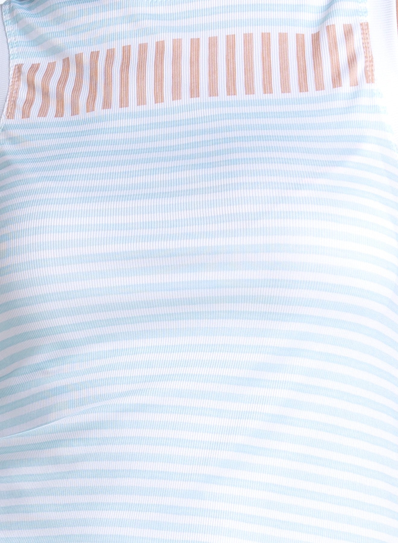 Lucky in Love Riviera Stripe Muscle Tank - Wave (Clearance)