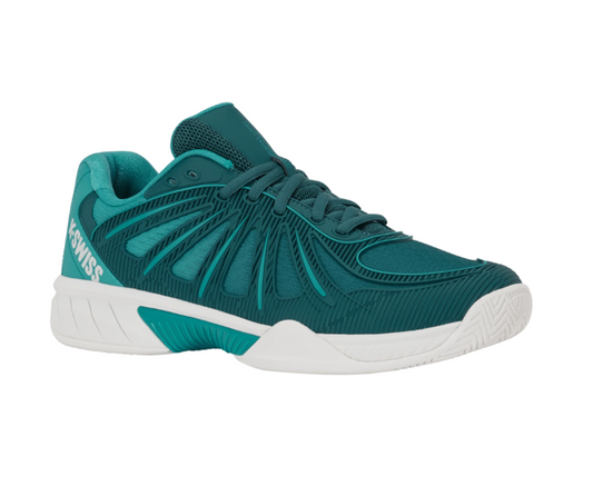 K-Swiss Men's Express Light 2 Pickleball Shoe Mediterranea/Blanc De Blanc/Baltic