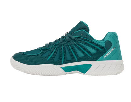 K-Swiss Men's Express Light 2 Pickleball Shoe Mediterranea/Blanc De Blanc/Baltic