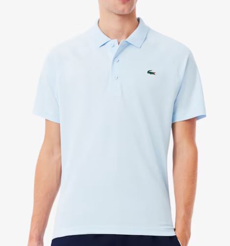 Lacoste Men's Regular Fit UV Protect Polo Light Blue