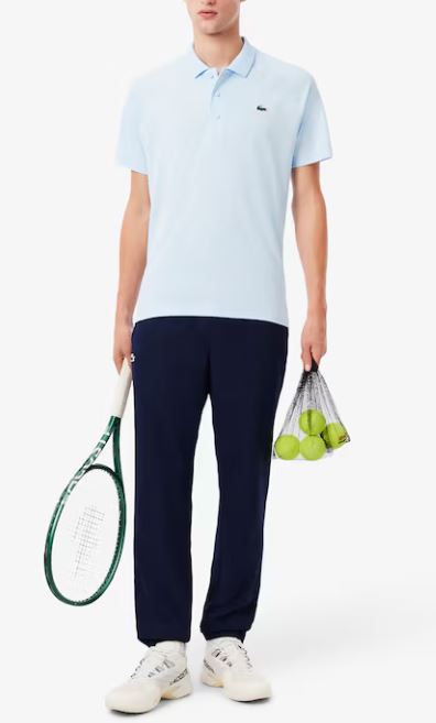 Lacoste Men's Regular Fit UV Protect Polo Light Blue