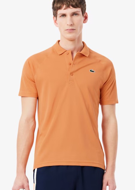 Lacoste Men's Regular Fit UV Protect Polo Orange