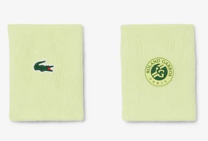 Lacoste Roland Garros Sport Stretch Jersey Wristbands Light Green
