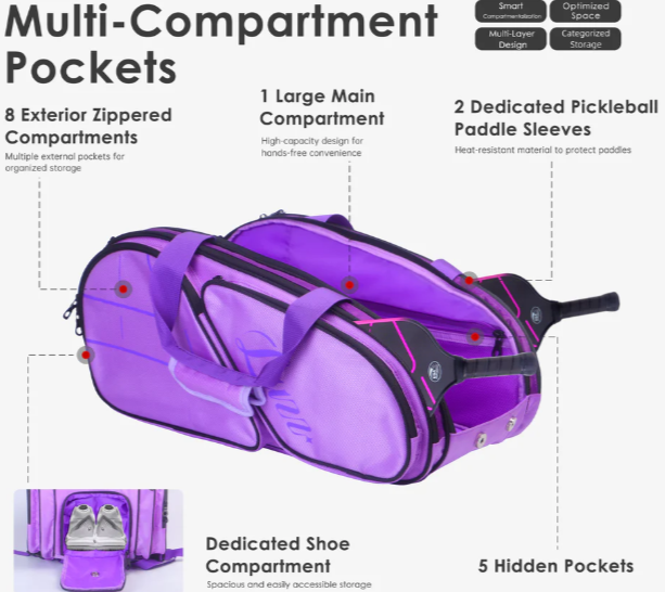 Luzz Outdoor Sports Pickleball Backpack