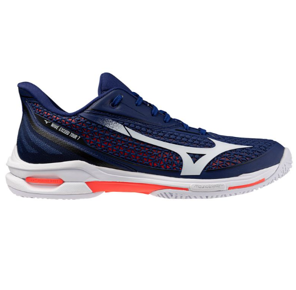 Mizuno Men's Wave Exceed Tour 7 AC Beacon Blue/White
