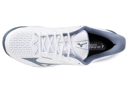 Mizuno Men's Wave Exceed Tour 7 Clay Court White/China Blue
