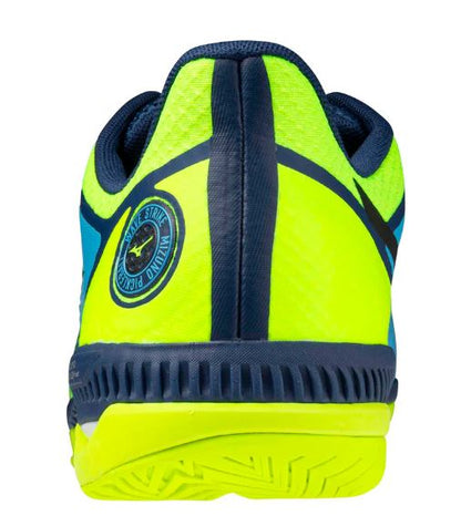 Mizuno Men's Wave Strike AC Jet Blue/Lightning Yellow