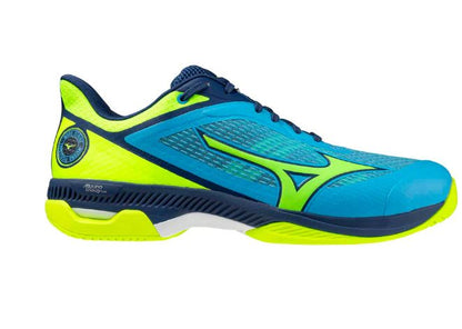 Mizuno Men's Wave Strike AC Jet Blue/Lightning Yellow