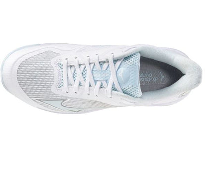 Mizuno Women's Wave Strike AC White/Ice Water
