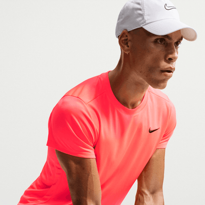 Nike Men's Court Victory Dri-FIT Top Hot Lava/Black