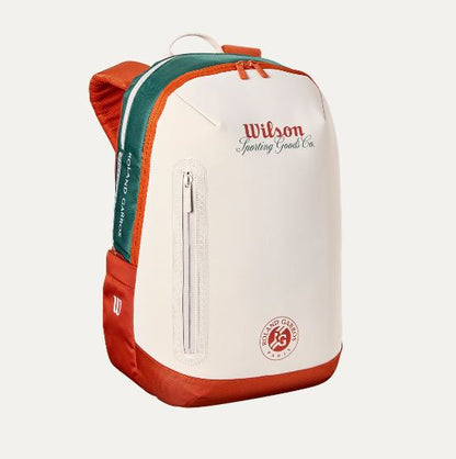 Wilson Roland Garros 2026 Backpack Cream/Clay/Green Tennis Racquet Backpack