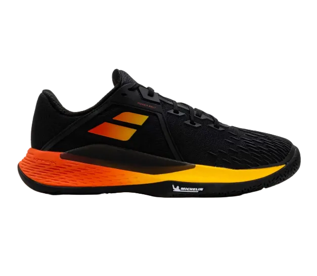 Babolat Men's Propulse Fury 3 AC Black/Sunset Tennis Shoe