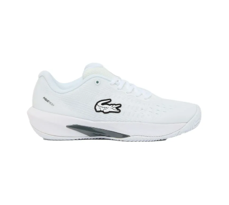Lacoste Women's AG-LT EVO 2264 SFA White/White tennis shoe side view