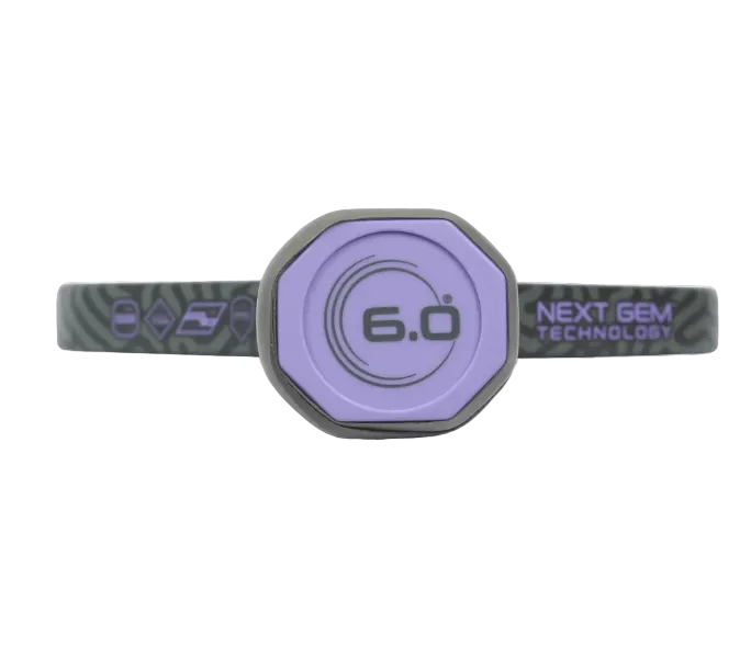 Six Zero Coral Pro Ultra Violet 16mm Hybrid Pickleball Paddle