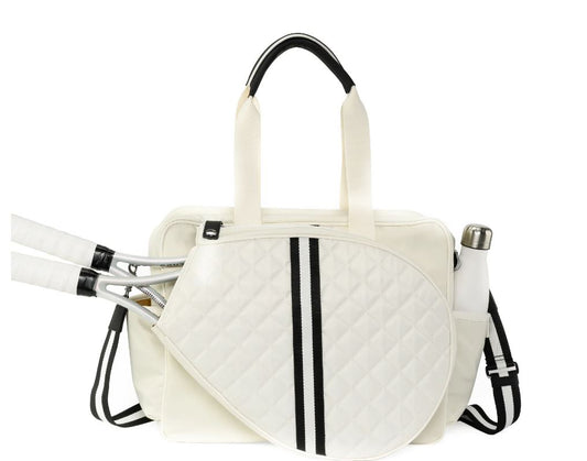 Trelle & Co Quaintrelle Tennis Tote Snow White
