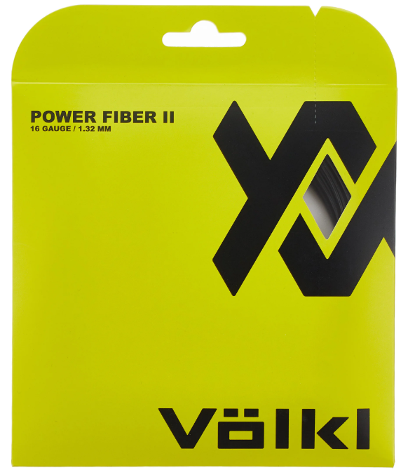 Volkl Power Fiber II 16g Black Tennis String