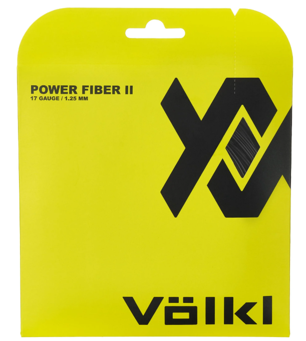 Volkl Power Fiber II 17g Black Tennis String