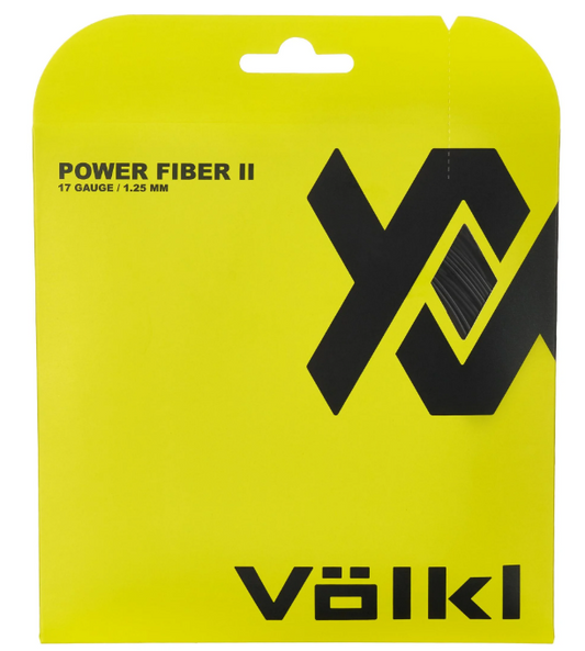 Volkl Power Fiber II 17g Black Tennis String