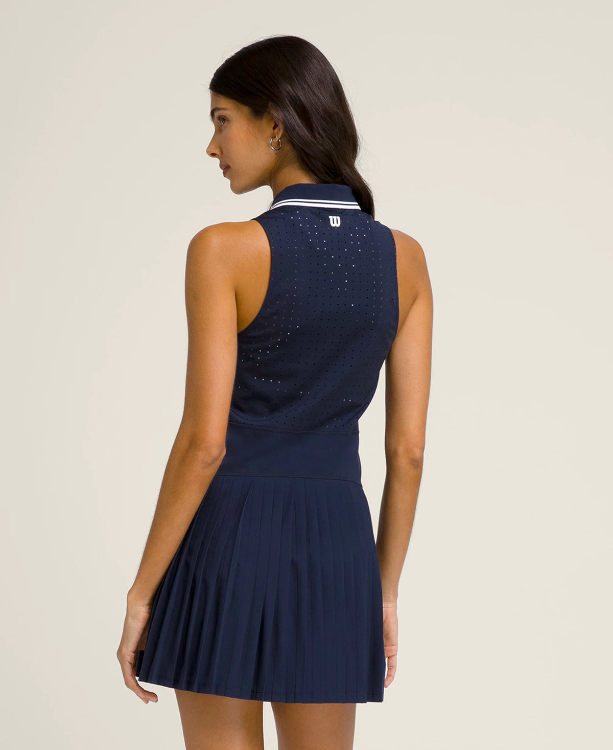 Wilson women's All Court Unlined Tennis Dress in Classic Navy