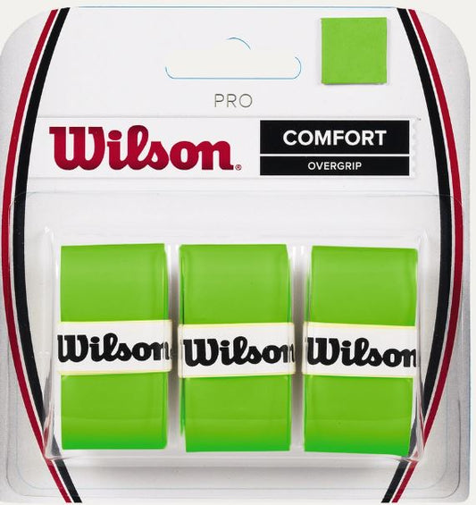 Wilson Pro 3 Pack Optic Green Overgrip