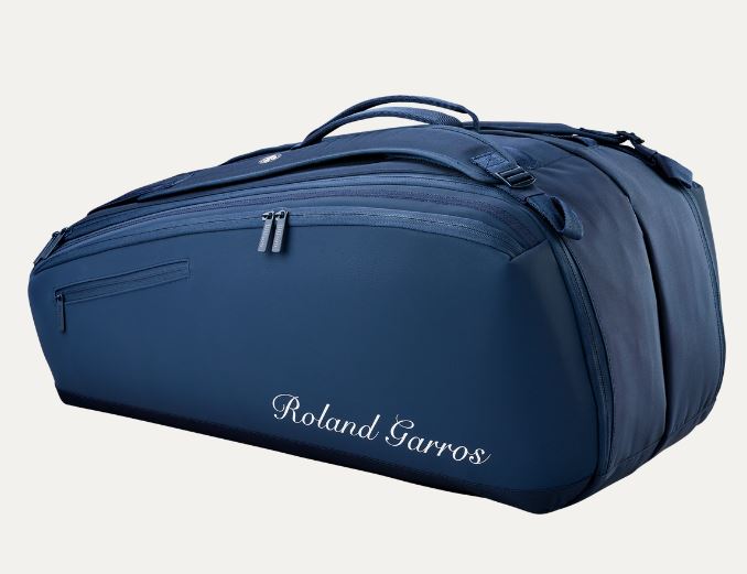 Wilson Roland Garros 2026 Sessionsoire 9 Pack Navy Tennis Racquet Bag