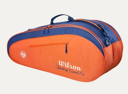 Wilson Roland Garros 2026 Team 6 Pack Clay Tennis Racquet Bag