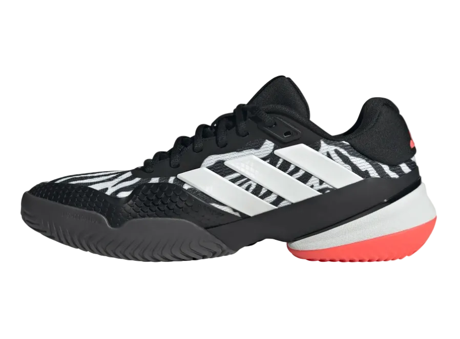 adidas Men's Barricade 14 Tennis Shoe Black/Solar Turbo