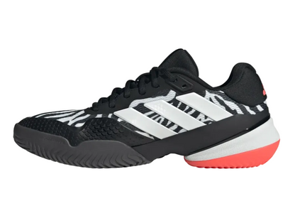 adidas Men's Barricade 14 Tennis Shoe Black/Solar Turbo