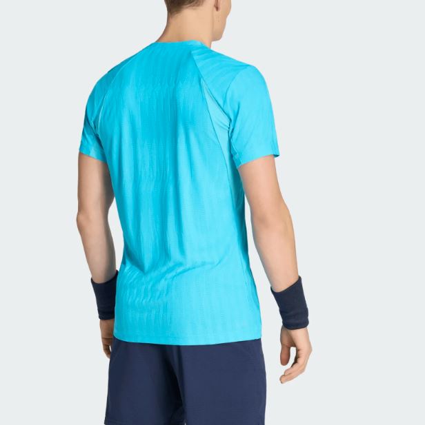 Adidas men's Free Lift Tee Signal Cyan