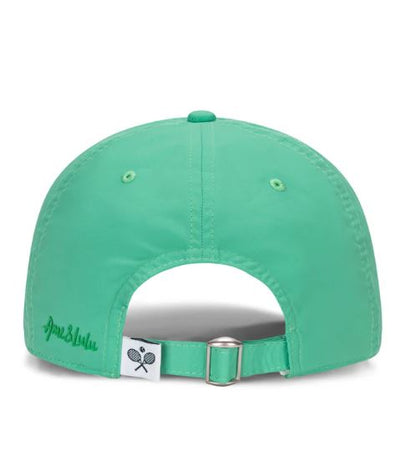 Ame & Lulu Crossed Racquets Performance Hat Jade