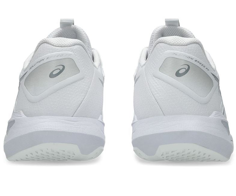 Asics Women’s Solution Speed FF 4 White/ Pure Silver Tennis Shoe