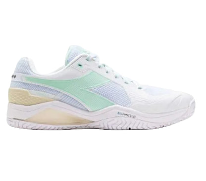 Diadora Women’s Blushield Torneo 3 AG White/Spruce