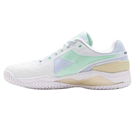 Diadora Women’s Blushield Torneo 3 AG White/Spruce