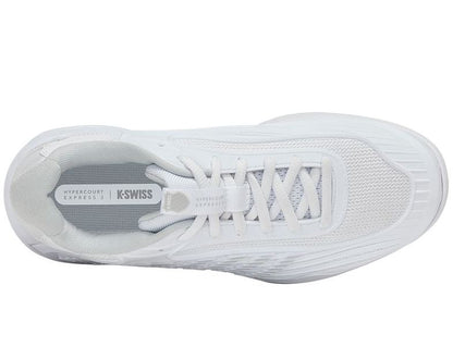 K-Swiss Women's Hypercourt Express 3 White/Dawn Blue/Silver