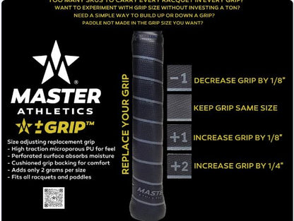 Master Athletics +/- Grip Size Adjusting Replacement Grip