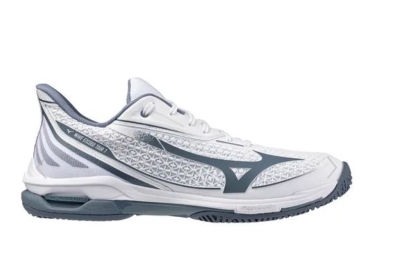 Mizuno Men's Wave Exceed Tour 7 AC White/China Blue