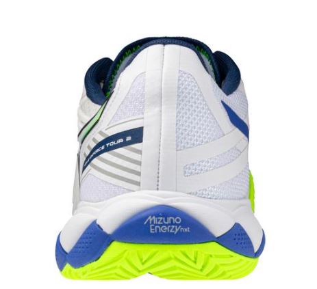 Mizuno Men's Wave Enforce Tour AC White/Dazzling Blue