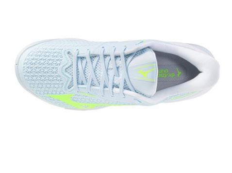 Mizuno Women's Wave Exceed Tour 7 AC Ice Water/Lightning Yellow