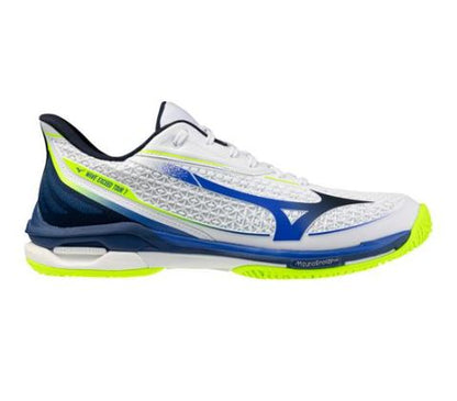 Mizuno Men's Wave Exceed Tour 7 AC White/Dazzling Blue