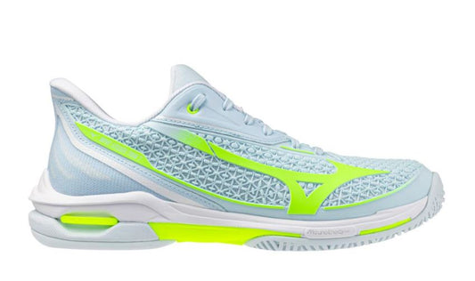 Mizuno Women's Wave Exceed Tour 7 AC Ice Water/Lightning Yellow
