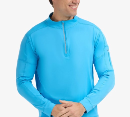 Bloq UV Mens Mock Zip