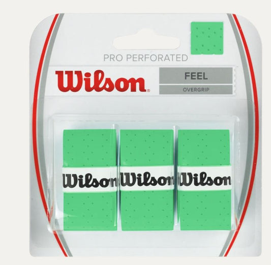 Wilson Pro Perforated Green 3 pack