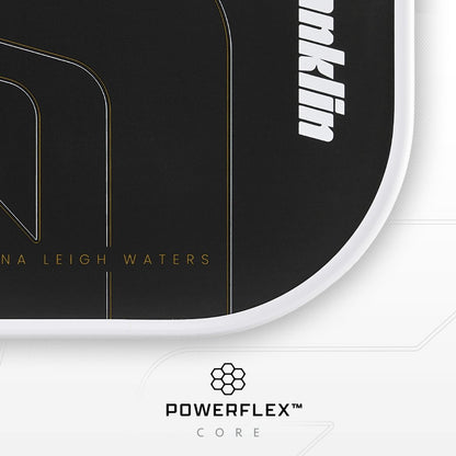 Franklin C45 Aurelius ALW pickleball paddle – close up of top corner highlighting its power flex core