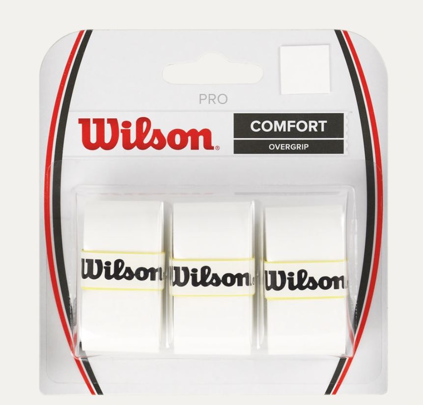 Wilson Pro 3 Pack White Overgrip
