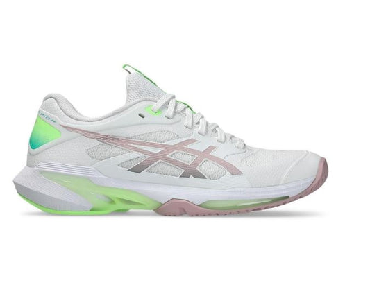 Asics Women’s Solution Speed FF 4 White/Morganite Tennis Shoe